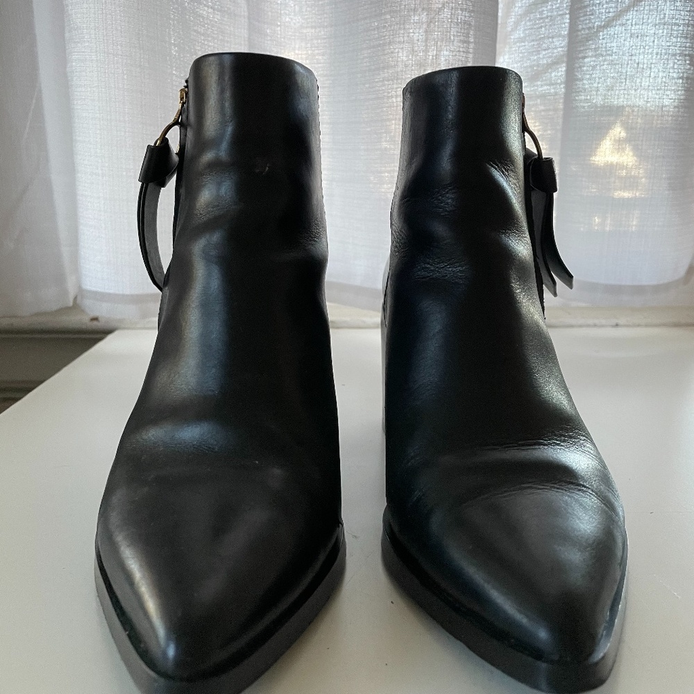 Leather Heeled Ankle Boots